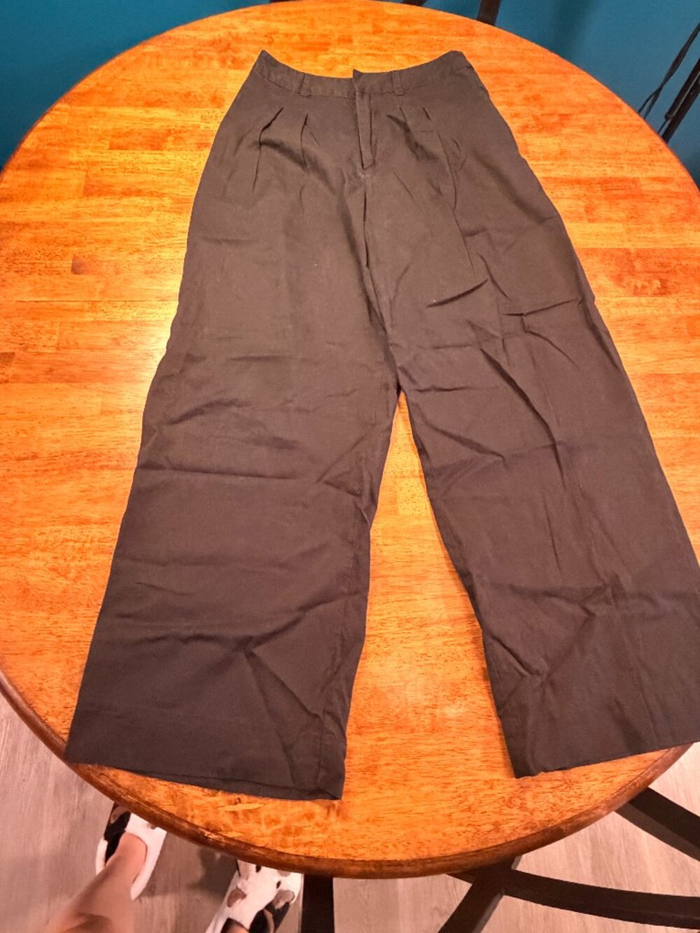 Universal Thread Black Wide Leg Trouser Size 8